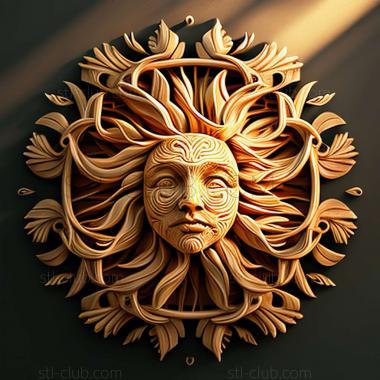 3D model Sun (STL)